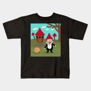 gnome groundhog Kids T-Shirt